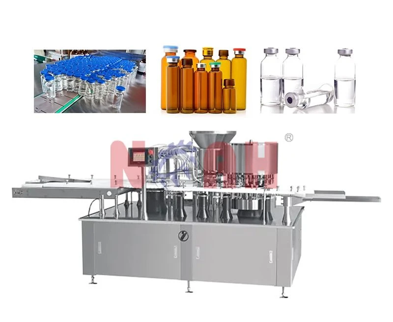M&aacute;quina llenadora y taponadora de l&iacute;quidos orales serie YGZ