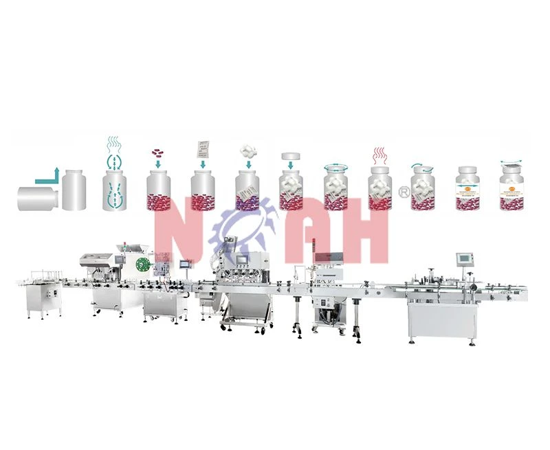 L&iacute;nea el&eacute;ctrica de conteo y embotellado serie GS-16