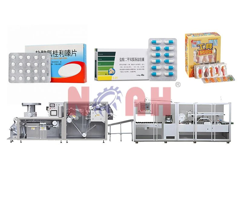 L&iacute;nea de m&aacute;quinas estuchadoras autom&aacute;ticas de blister serie DPH+ZH