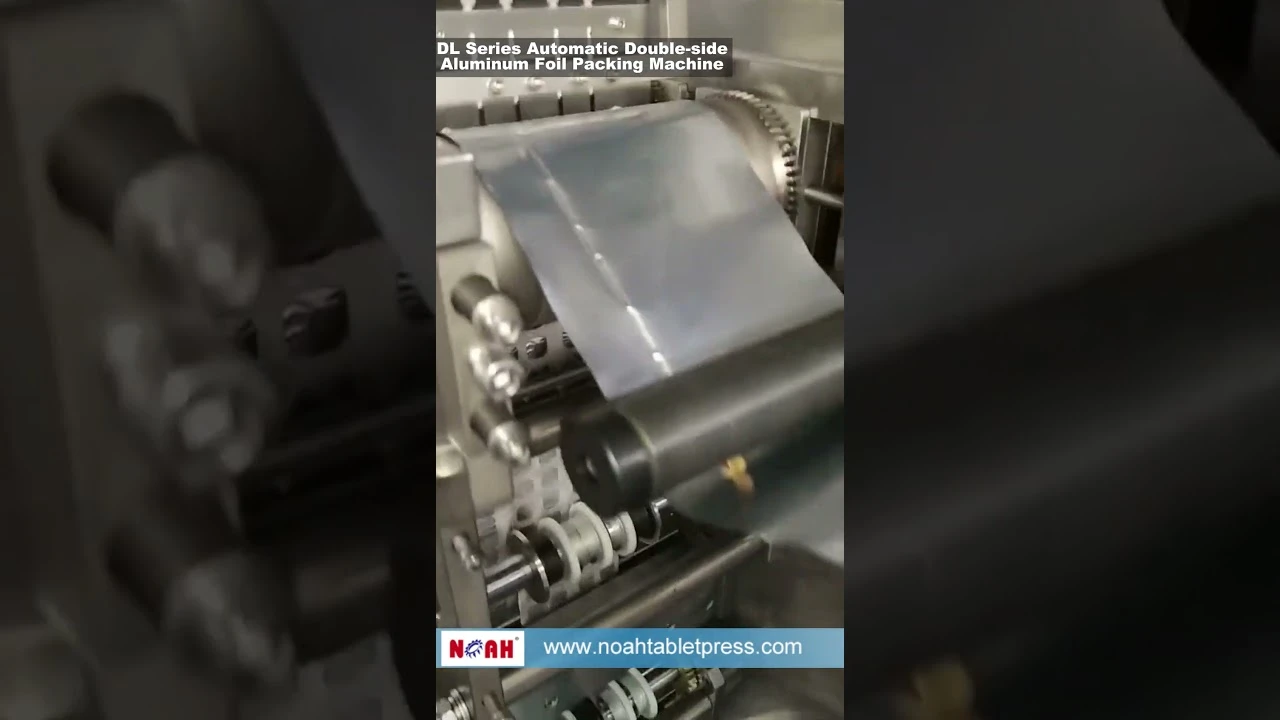 M&aacute;quina empacadora autom&aacute;tica de papel de aluminio de doble cara serie DL