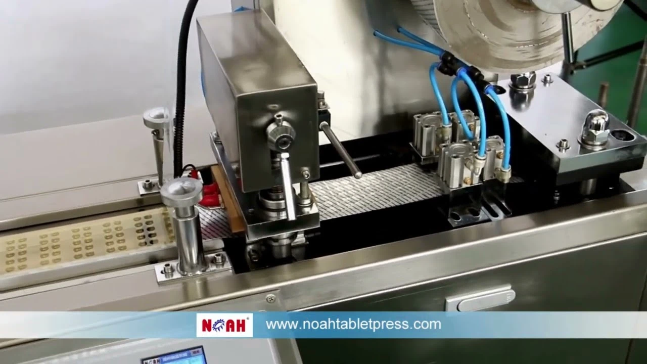 M&aacute;quina empacadora de blister de placa plana DPB-100