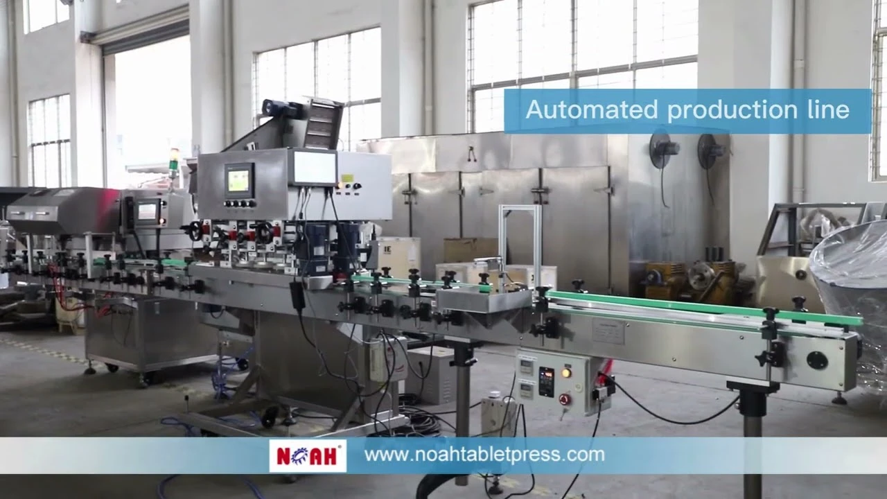 L&iacute;nea el&eacute;ctrica de conteo y embotellado serie GS-16