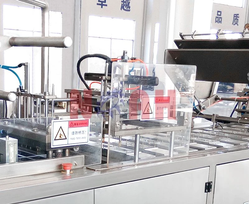 M&aacute;quina empacadora de blister de tarjetas de papel DPB-500K