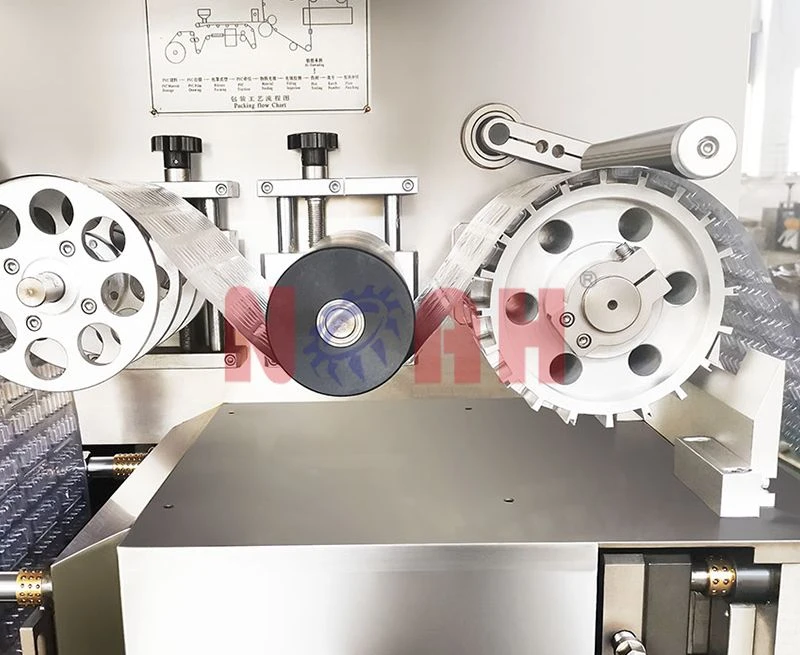 M&aacute;quina empacadora de blister de aluminio y pl&aacute;stico de alta velocidad DPH-260/320
