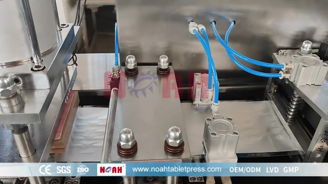 M&aacute;quina empacadora de blister de placa plana DPB-150