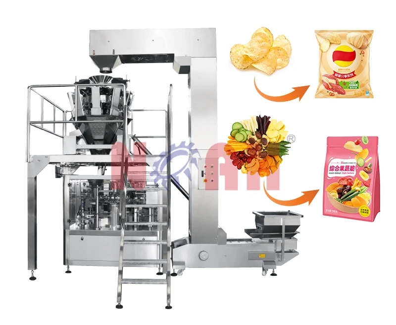 M&aacute;quina empacadora de bolsas con gr&aacute;nulos serie GLG