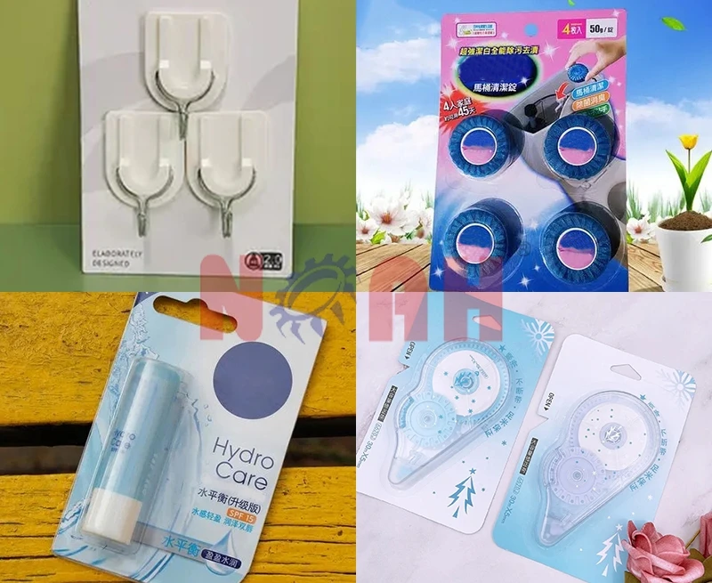 M&aacute;quina empacadora de blister de tarjetas de papel DPB-500K