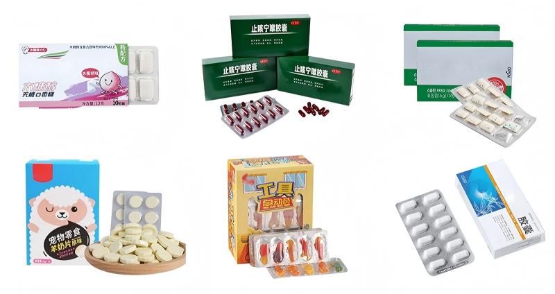 Línea de máquinas estuchadoras automáticas de blister serie DPH+ZH